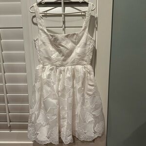 Amanda Uprichard Gracylyn White Dress Size M